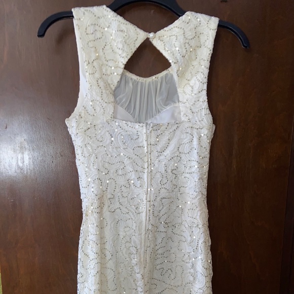 White Sequin Dress - Picture 4 of 6
